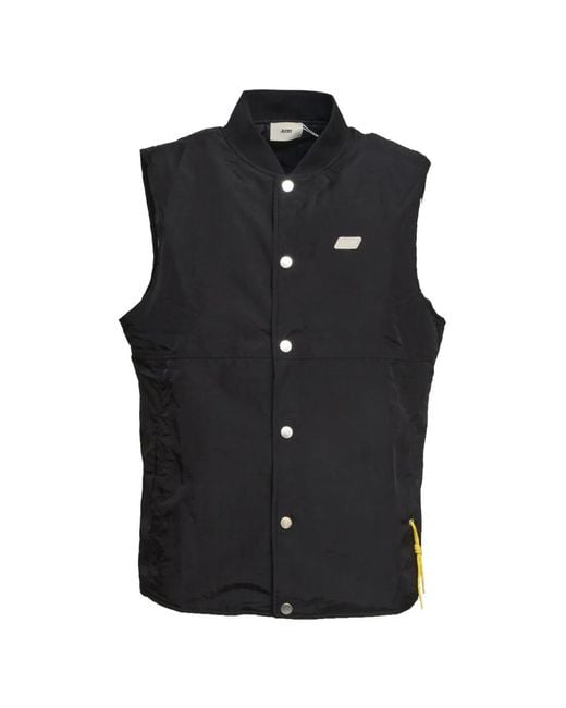 Autry Black Buttoned Shirt Jacket for men