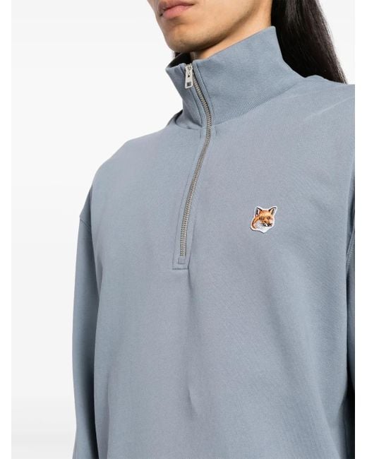 Sweat À Patch Fox Head Maison Kitsuné pour homme en coloris Blue