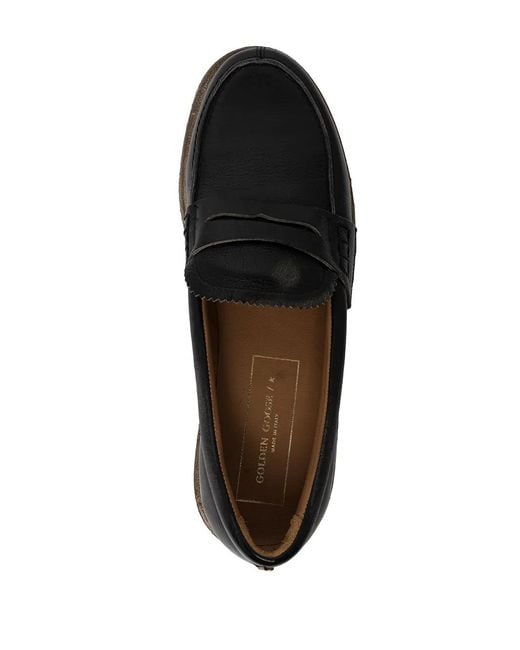 Golden Goose Deluxe Brand Black Jerry Loafers Shoes for men