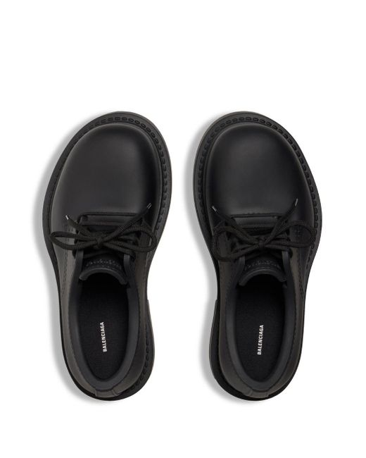 Balenciaga Black Steroid Derby Shoes