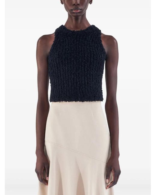 Adam Lippes Black Liana Top
