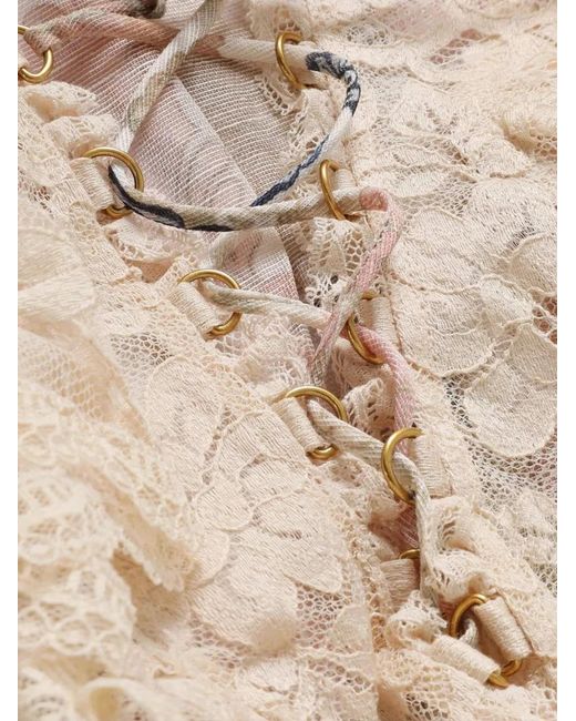 Zimmermann Natural Rebellion Ruffled Blouse