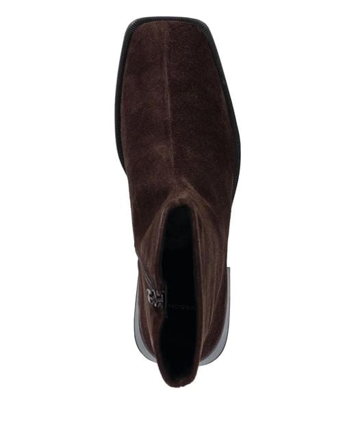 Vagabond Brown 47Mm Blanca Block-Heel Ankle Boots