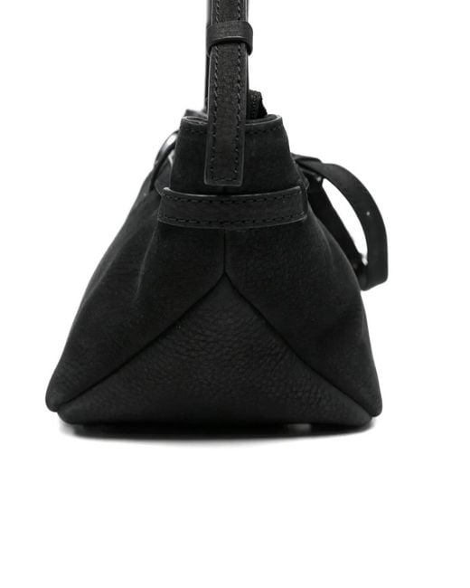 MARGE SHERWOOD Black Drawstring Shoulder Bag