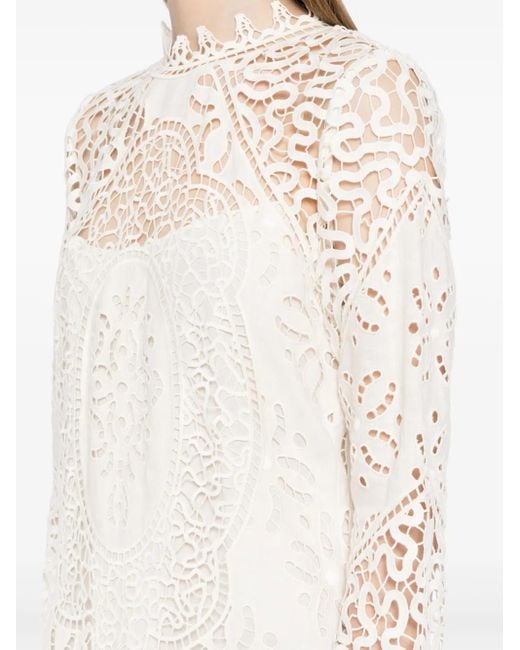 Ulla Johnson White Eleni Mini Dress