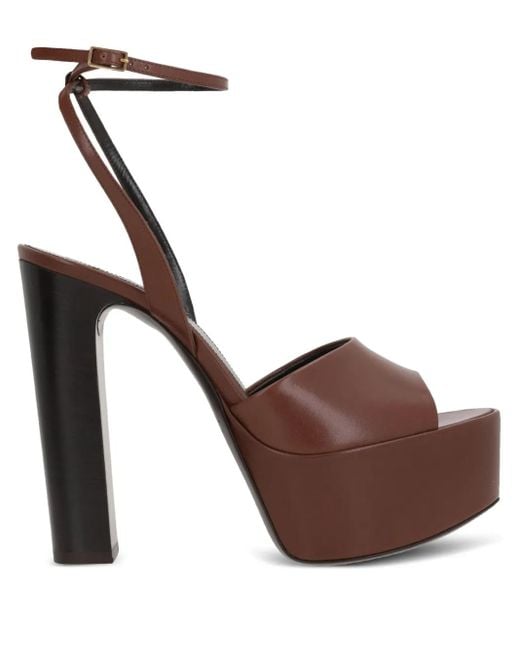Saint Laurent Jodie 125mm サンダル Brown