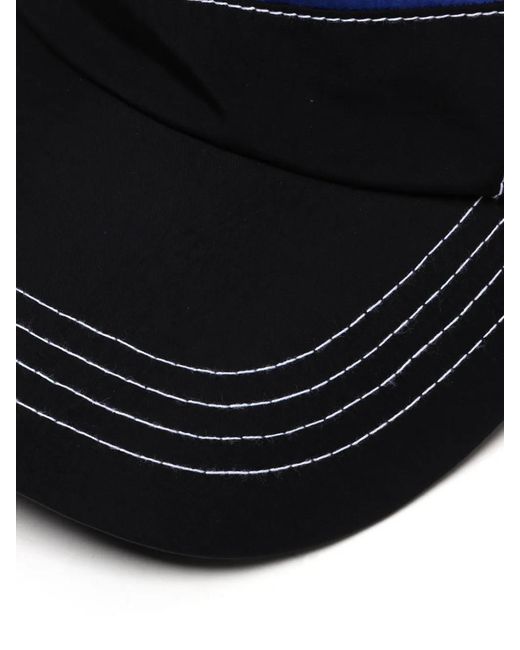 Adererror Black Colour-Block Panelled Cap