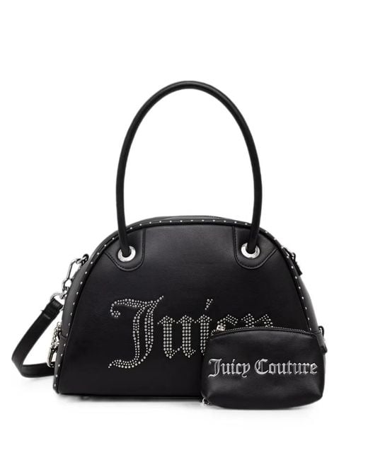 Juicy Couture Black Stud-Embellished Shoulder Bag