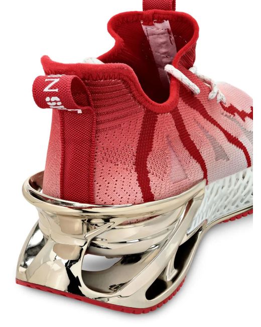 Philipp Plein Red The Lighting Edition Gen.X.02 Sneakers