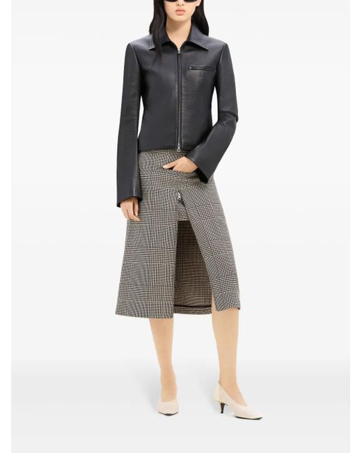 Courreges Black Lambskin Jacket