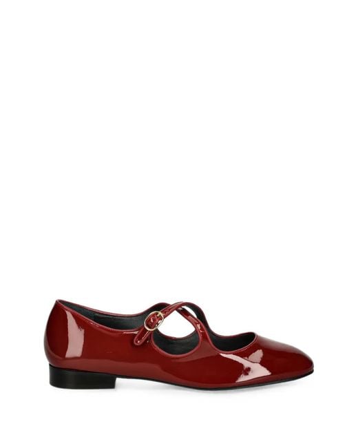 JONAK PARIS Red Ducky Crossover-Strap Pumps