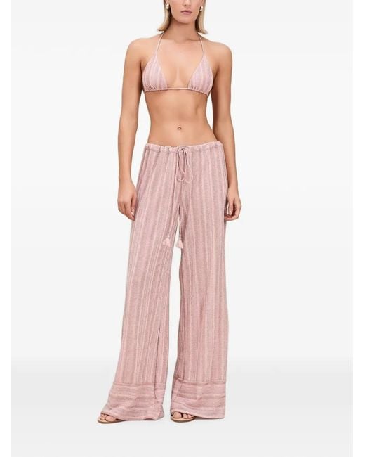 Devon Windsor Pink Aura Striped Trousers