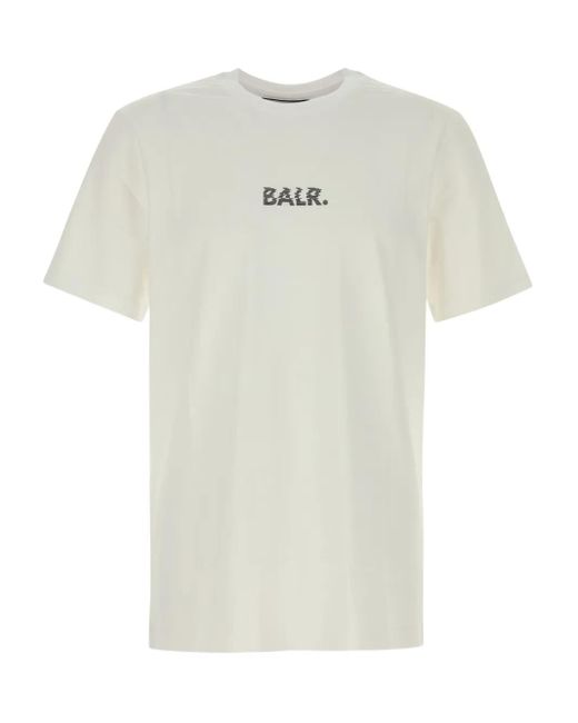 BALR White Logo-Print T-Shirt for men