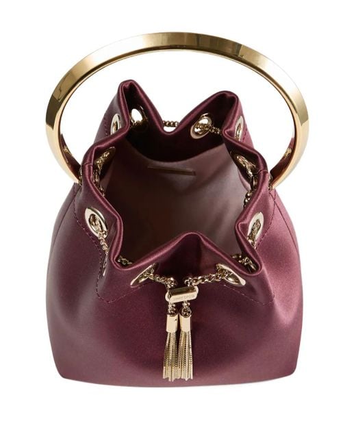 Jimmy Choo Bon Bon バケットバッグ ミニ Purple