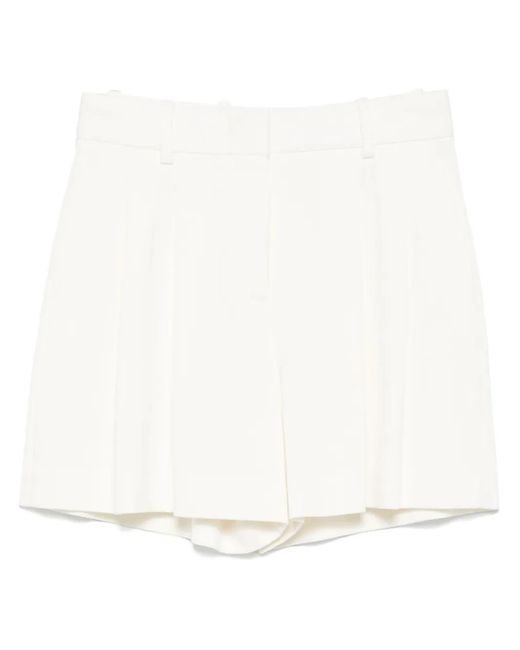 Ermanno Scervino White Pleated Shorts