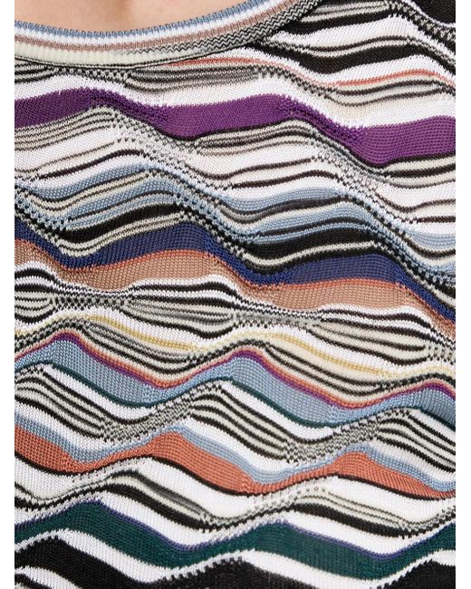 Missoni Blue Wavy Sweater