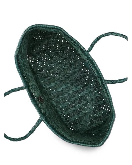 Dragon Diffusion Green Gewebte Handtasche
