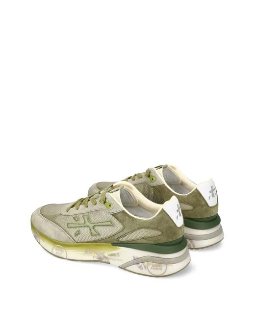 Premiata Green Sneakers for men