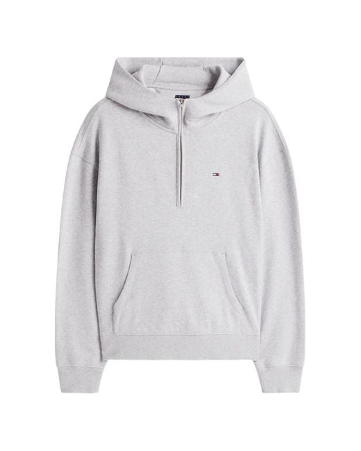 Tommy Hilfiger Gray Zip Hooded Sweatshirt