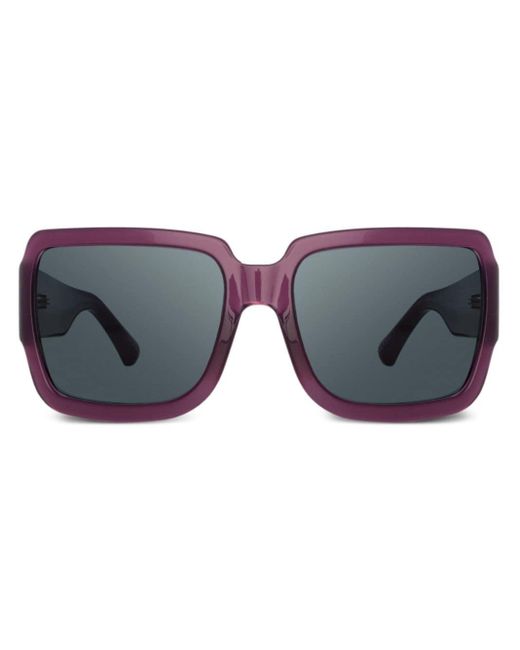 Linda Farrow Blue X Dries Van Noten Oversized-frame Sunglasses