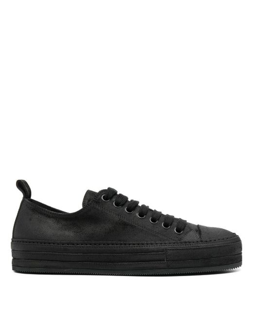 Ann Demeulemeester Leather Low-top Sneakers in Black for Men | Lyst