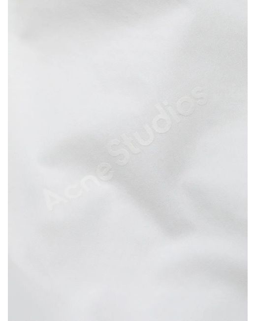 Giacca Con Cappuccio E Zip di Acne in White