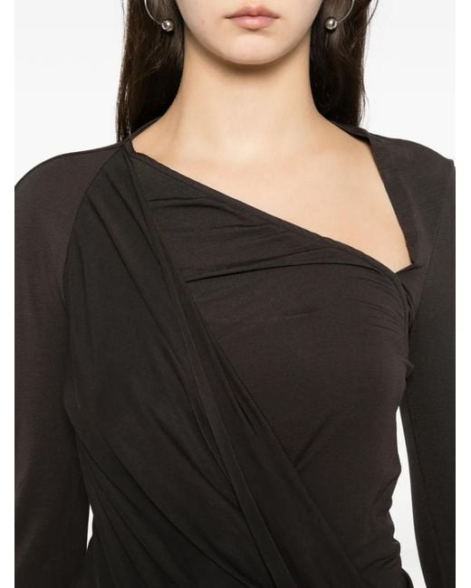 Helmut Lang Black Asymmetric Top