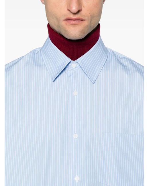 Camicia A Righe di Sandro in Blue da Uomo