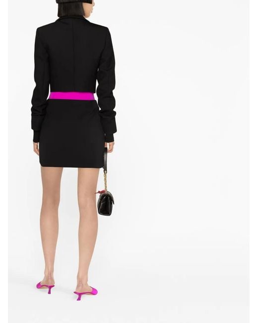 Off-White c/o Virgil Abloh Black Off Asymmetrical Cropped Jacket