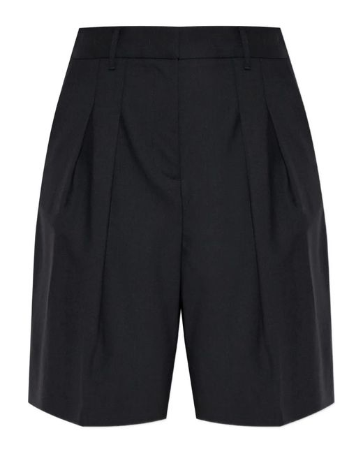 IRO Blue Pleated Shorts