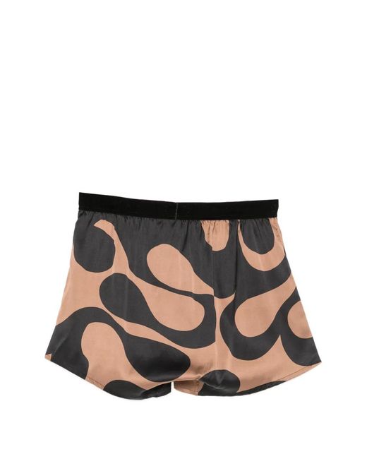 Tom Ford Black Abstract-Print Boxer for men