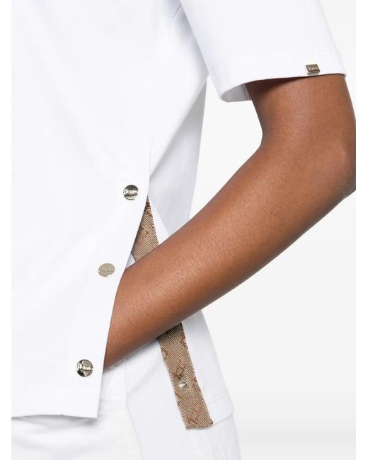 Herno White Cotton T-Shirt