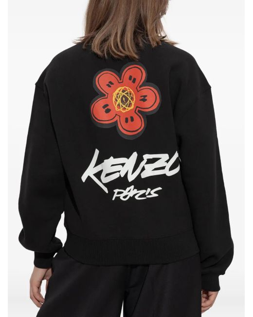 KENZO Black Boke Flower Sweatshirt