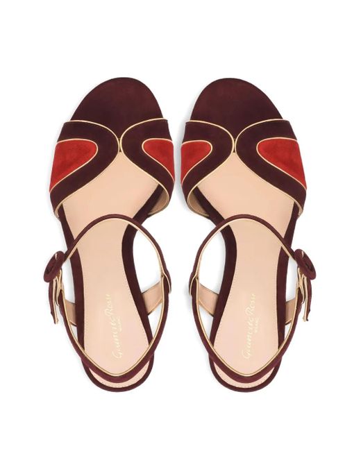 Gianvito Rossi Tamara 125mm プラットフォーム サンダル Red