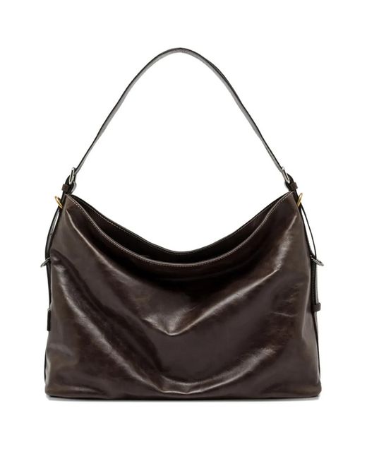 Gianni Chiarini Black Renee Leather Shoulder Bag