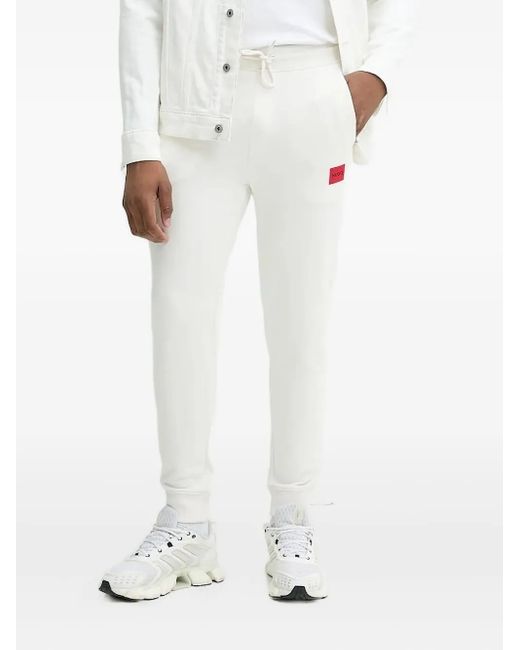 Pantalon De Jogging À Patch Logo HUGO pour homme en coloris White