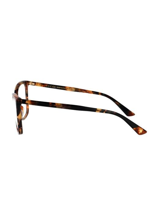 Gucci Brown Cat-Eye Glasses