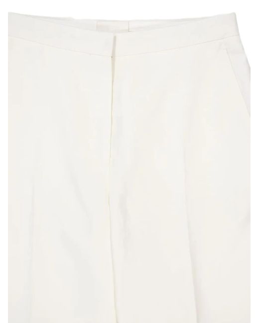 Givenchy White Linen Trousers