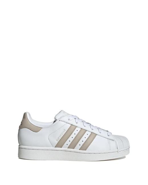 Adidas White Superstar Ii Sneakers