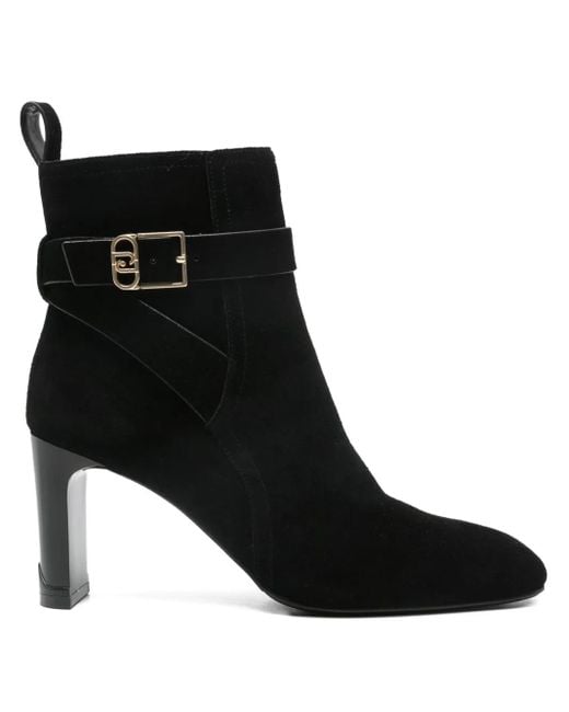 Bottines À Détail De Logo 88 Mm Liu Jo en coloris Black