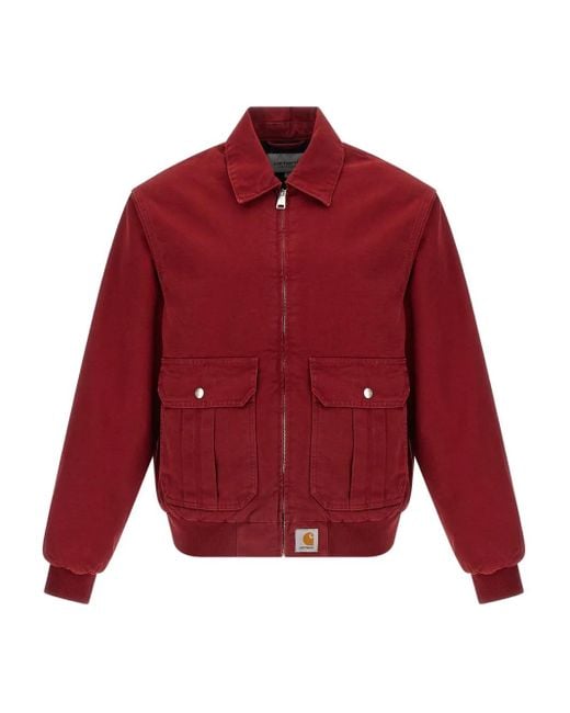 Veste Stanton Carhartt pour homme en coloris Red
