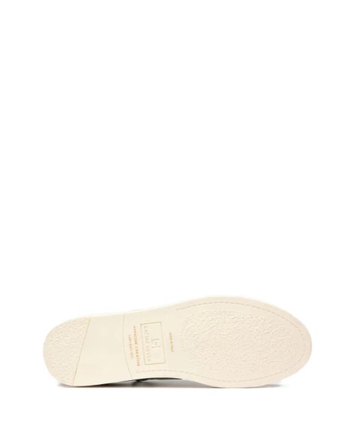 Officine Creative Green Leather Sneakers