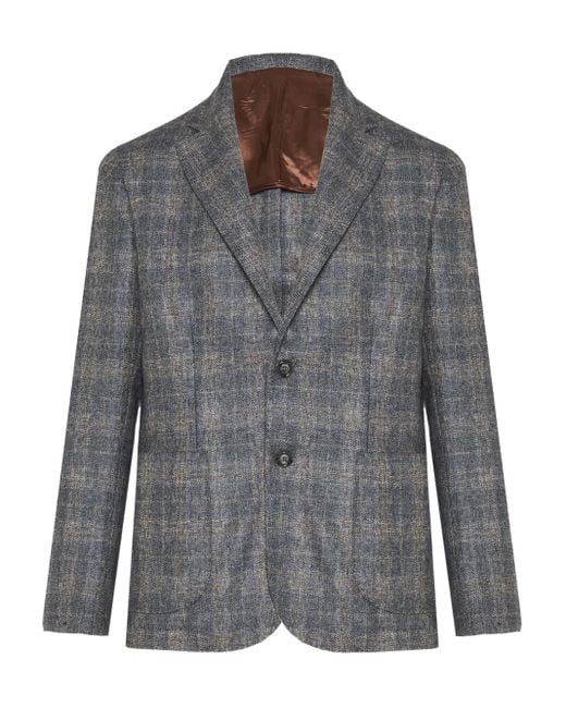 Barba Napoli Single-breasted blazer in Gray für Herren