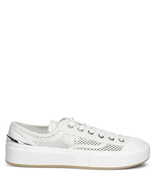 MICHAEL Michael Kors White Sneakers Mit Mesh-Einsatz