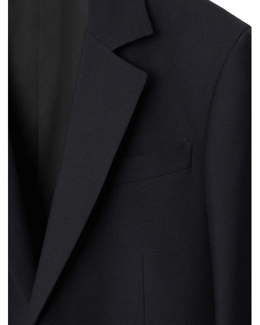Burberry Black Wool Tailored Jacket for men