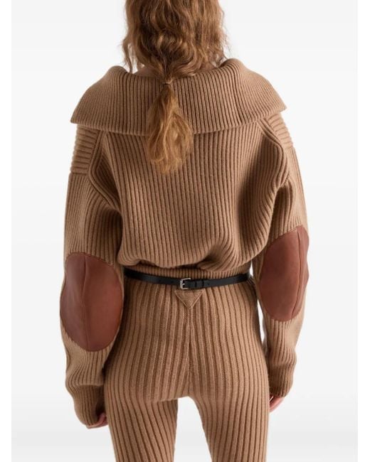 Prada Natural Cashmere Sweater