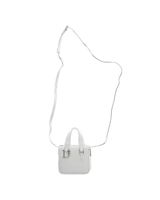 DSquared² White D2 Statement Leather Wallet