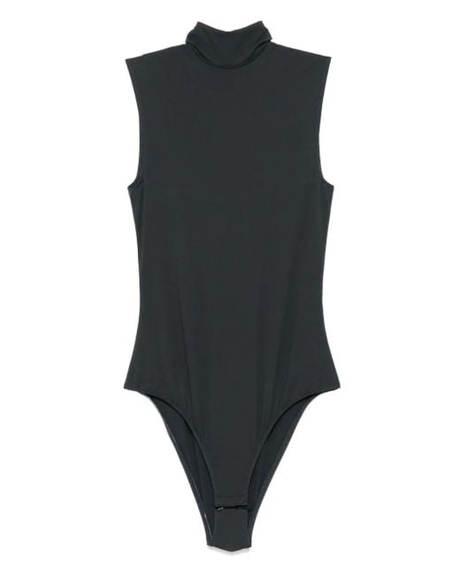Nanushka Mouwloze Body Met Col in het Black