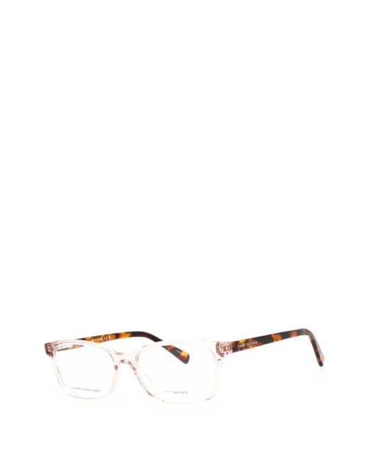 Tommy Hilfiger Natural Rectangle-Frame Glasses