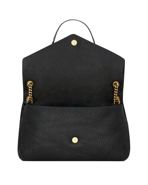 Saint Laurent Black Large Calypso Chain Bag